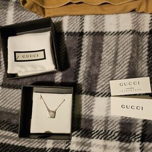 Gucci Silver Chain with Pendant